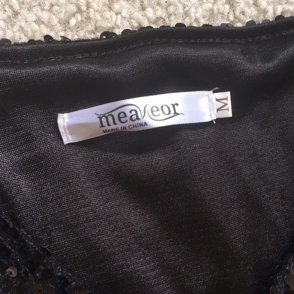 Black sequin dress - Picture 2 of 3